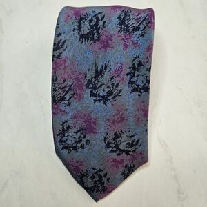 Vintage 80s Secours Silk Tie